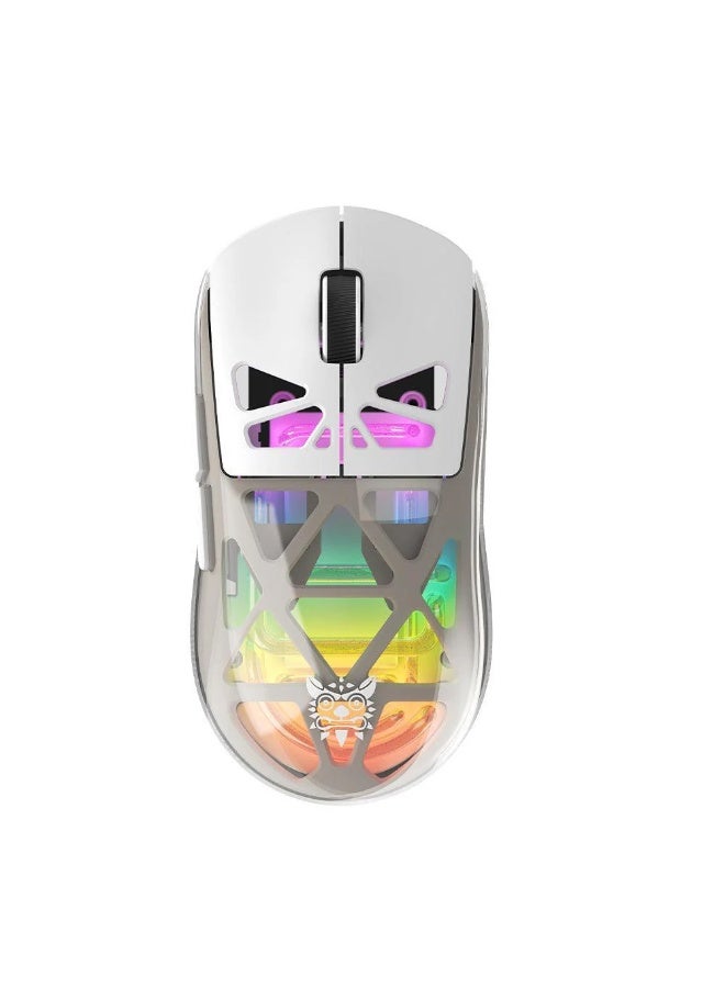 onikuma CW930 RGB Tri-Mode Wireless Gaming Mouse with Bluetooth 5.0, 2.4G Wireless & Wired Type-C Connectivity, 500mAh Rechargeable Battery, 5-Level Adjustable DPI (800–4000), Dynamic RGB Lighting Effects - Image 1